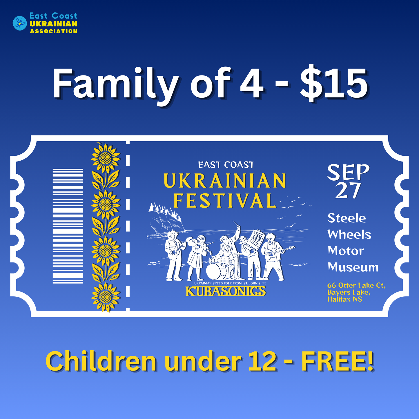 Festival Tickets - Family of 4